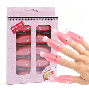 Professional 10pcs <b>Nail</b> Polish Remover Kit Finger Caps UV Gel Soak Off <b>Tools</b> for Salon Manicure Use - Product Image 2