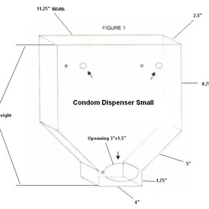 Distributeur de préservatifs en acrylique transparent de 3 mm d'épaisseur, personnalisé par le fabricant, pour hôtels, bars et discothèques - Prix avantageux - Product Image 3