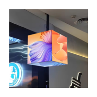 Schermo LED Cubo a 4 Lati P2.5 per Uso in Ascensori di Centri Commerciali, 320x320x320mm, Garanzia di 3 Anni
