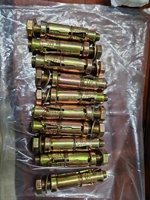 1000 pièces MOQ Boulon d'ancrage à expansion de type bouclier, zingué, robuste, M8 M10 M12, 4 pièces, boulon d'ancrage de fixation