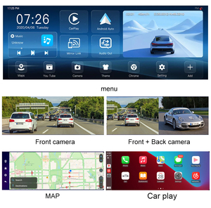 11.3 "Car DVR Android 14 không dây Carplay Android Auto 8 core 6 gam + 64GB Wifi GPS navigation ống kính kép ghi video offline bản đồ - Product Image 3