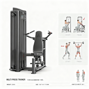 Máy tập ngực đa năng bằng thép, tải trọng 80kg, có thể điều chỉnh, bền, dùng cho phòng tập tại nhà - Product Image 2