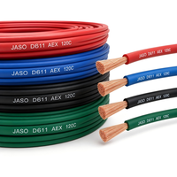 Câble primaire basse tension à un seul conducteur, isolé XLPE, conforme à la norme JASO D611, 120C, AEX Automotive Wire