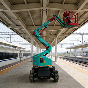 Plateforme élévatrice articulée électrique mini Longqing TB11E <span class=keywords><strong>de</strong></span> 11,5 m avec portée <span class=keywords><strong>de</strong></span> 4,5 à 11,8 m pour utilisation en intérieur - Product Image 5