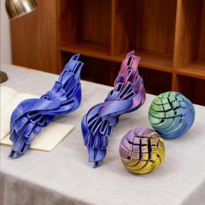 Nouveau design, balle de slime imprimée en 3D, jouet anti-stress déformable, très vendu - Product Image 6