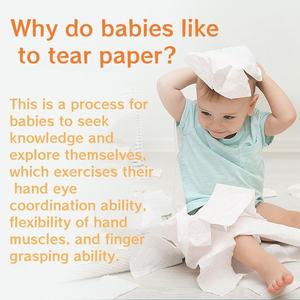 Montessori cảm giác đồ chơi cho 6-12 tháng không độc hại bé mô hộp với vải giấy cho học tập sớm - Product Image 6