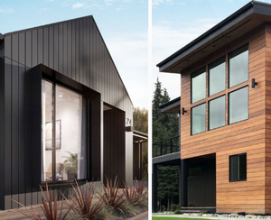 유럽 현대 고성능 솔리드 호두 색상 알루미늄 천장 타일 외부 금속 벽 클래딩 패널 - Product Image 5