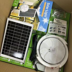 Lámpara Solar de Techo de 400W de Alto Lumen con Control Remoto, Batería de 15000mAh, 418 LED, Lámpara de Techo Interior Alimentada por Energía Solar para Taller Industrial - Product Image 6