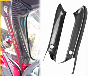 Adecuado para <span class=keywords><strong>Mazda</strong></span> <span class=keywords><strong>MX5</strong></span> ND5 una columna, pegatinas de fibra de carbono de columna de ventana delantera, instalación no destructiva - Product Image 1