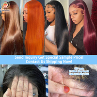 Perruques en cheveux humains bruts de 30 à 40 pouces, perruques frontales en dentelle HD 13x4, perruques sans colle en dentelle HD 13x6 pour femmes noires