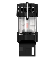 Ampoules LED de frein à arrêt arrière automatique Canbus série S06 BA15S 1157 7443 T20 3157 W21/5W P27/7 W 30Watts rouge 3020 24SMD refroidissement par ventilateur
