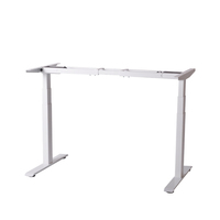 Bureau assis-debout moderne, ergonomique, électrique, réglable, en acier, convertible et pivotant pour la maison, le bureau, l'école et la salle de sport
