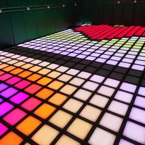 أرضيات للرقص LED تفاعلية حساسة للألعاب أرضيات للرقص