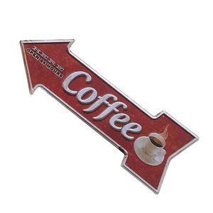 Vente en gros personnalisée <span class=keywords><strong>Plaque</strong></span> murale en étain en relief pour décoration de bar à la maison Promotion d'estampage - Product Image 1