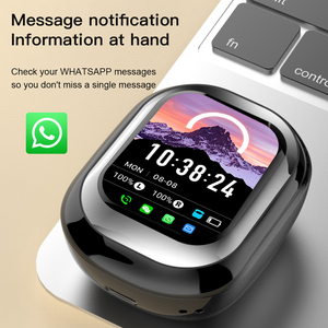 Tai nghe không dây màn hình cảm ứng màu đầy đủ SE-ONE ANC+ENC hỗ trợ gọi điện, hiển thị danh bạ và thông báo tin nhắn qua ứng dụng - Product Image 3