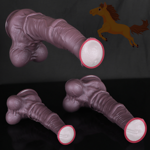 Dildo de Silicona Líquida Realista con Forma de <span class=keywords><strong>Animal</strong></span>, Dildo de Caballo Extra Grande, Apto para <span class=keywords><strong>Sexo</strong></span> Anal Gay, Lésbico, Masculino <span class=keywords><strong>y</strong></span> Femenino - Product Image 1