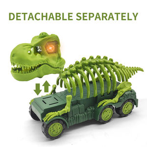 Portable retirer <span class=keywords><strong>dinosaure</strong></span> voiture stockage jouet <span class=keywords><strong>transporteur</strong></span> avec lumière et musique pour enfants <span class=keywords><strong>dinosaure</strong></span> <span class=keywords><strong>camion</strong></span> avec 2 pièces Mini voiture - Product Image 5