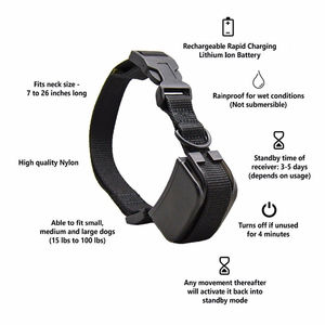 Für Zwei Hunde Wiederaufladbare und Regendicht Anti Bellen Ausbildung Kragen Hund Schock Kragen Remote Hund Ausbildung Kragen - Product Image 4