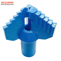 Outil de forage de puits d'eau 3 ailes Type d'étape Drag Bit