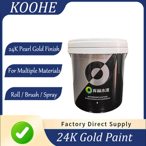 Lớp phủ chất lỏng gốc nước vàng 24k cho sơn kim loại - Product Image 2