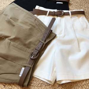 กางเกงขาสั้นผู้หญิง I-0413 รุ่นซัมเมอร์ ผ้าบาง ทรงห้าส่วน เอวสูง ใส่ทำงานได้ สไตล์ลำลอง ขากว้าง - Product Image 3