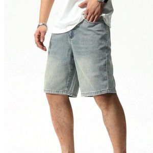 Pantalones Cortos de Mezclilla de Algodón Premium para Hombre, con Bolsillos, Estilo Casual, para Uso en Exteriores, de la Mejor Calidad - Product Image 1