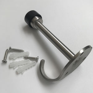 Tope de puerta de sombra en T, soporte de puerta de níquel manchado de acero inoxidable, punta de goma con Protector de puerta de amortiguación de sonido, <span class=keywords><strong>muebles</strong></span> de cocina - Product Image 3