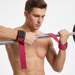 Sangles de musculation personnalisées de haute qualité avec logo, réglables, confortables, légères, pour la protection des mains en musculation - Product Image 1