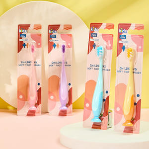 Yeni trend özel Logo ağız bakımı yumuşak kıl manuel çocuklar diş fırçası temiz diş fırçası kaliteli diş fırçası - Product Image 2