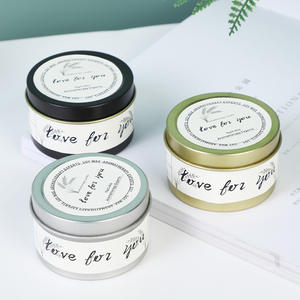 Velas Aromáticas de Cera de Soja Modernas al por Mayor en Lata, Sin Humo, Ecológicas, para Aromaterapia en el Hogar, Cumpleaños, Bodas, Acción de Gracias, Bares - Product Image 3