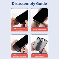 Coques de téléphone portable de haute qualité Guard Touch Series TPU+PC avec protection à 360° pour Mate 60 PRO