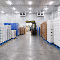 Conception clé en main de entrepôts frigorifiques industriels pour les grandes entrepôts réfrigérés, la transformation alimentaire et la chaîne du froid