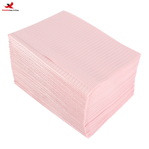 125 pièces de nappes de table jetables pliables carrées solides pour la manucure, le soin des ongles, le vernis à ongles, l'art des ongles, imperméables et pratiques - Product Image 1