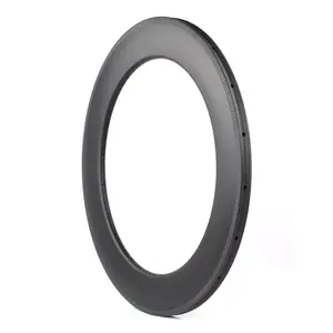 700c Carbon Wheels 88mm Tubular Carbon Road Bicycle Rims Time Trial Bike Rims