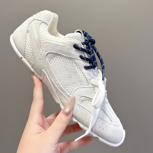 Women's Luxury Designer Vintage Casual Sneakers <b>Soft</b>-Sole Lightweight Flat Walking <b>Shoes</b> Summer Breathable Mesh Tennis <b>Shoes</b> - Product Image 1