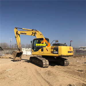 Excavatrice sur chenilles hydraulique Komatsu PC220-7 d'occasion en excellent état, 22 tonnes, origine Japon, 123 kW, godet 1-1,2 m³, moteur et hydraulique - Product Image 6