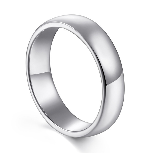 Wholesale Classic 925 Sterling Silver Wedding Rings Plain Engagement  Rings for Women Silver Jewelry