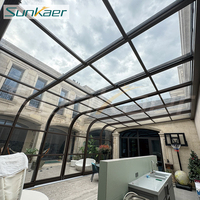Abri multifonctionnel en polycarbonate de qualité supérieure pour terrasses de café, auvents rétractables, couvertures de piscine et vérandas