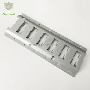 GL-19111 Rail logistique horizontal galvanisé, acier galvanisé, résistance à l'étreinte de 50 000 psi pour montage au sol ou mural sur remorque - Product Image 4