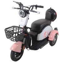Tricycle électrique à trois roues 500w, vélo électrique pour adultes et personnes âgées