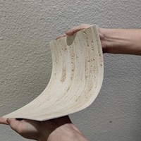 Carreaux de porcelaine souple, carreaux décoratifs modernes flexibles, carreaux pliables de petite taille pour les murs extérieurs des villas, utilisation en extérieur