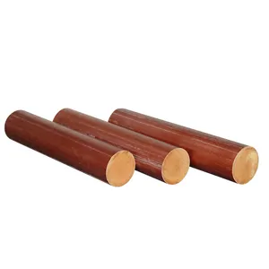 Bakelite Rod Free Sample 6-100mm 3725 Phenolic Resin Bakelite Rods For Sale Phenolic Cotton Cloth Rod