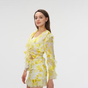 Minifalda Personalizada con Estampado y Volantes en Línea A para Mujer - Product Image 4