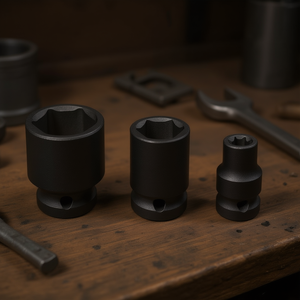 Fervi <b>Impact</b> <b>Socket</b> Wrench Set 3 Pc Metric Steel Tool Kit - Product Image 3