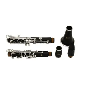 Instrumento Musical de viento de madera para principiantes, clarinete Abs, cuerpo de madera, venta al por mayor, OEM