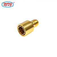 Adaptador Rápido SMA Macho a Hembra, Conector Coaxial RF de Empuje Rápido para Pruebas de Señal y Conectores de Prueba de Ajuste