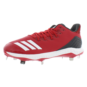 ADIDAS ไอคอน BOUNCE Track & รองเท้าสนามของผู้หญิงสีแดง/ขาว/สีคาร์บอน-100% ของแท้ - Product Image 1