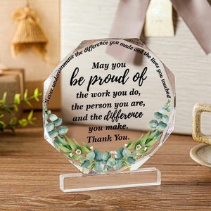 Approvisionnement exclusif transfrontalier-Trophée imperméable à neuf faces en acrylique Impression UV Cadeaux de salon pour <span class=keywords><strong>collègues</strong></span> Femmes Hommes - Product Image 5