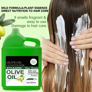 Champú y acondicionador para el cabello de salón OEM y ODM a granel sin sulfato, conjunto de cuidado del cabello reparado con aceite de <span class=keywords><strong>oliva</strong></span> dañado - Product Image 1