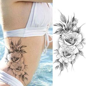 Les autocollants de tatouages temporaires pour le corps et les <span class=keywords><strong>bras</strong></span>, populaires et personnalisés, non toxiques pour femmes - Product Image 5